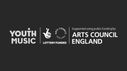 youth music, arts council and national lottery logos